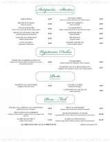 Menus & Prices, Alberello's Italian Restaurant, Bexley