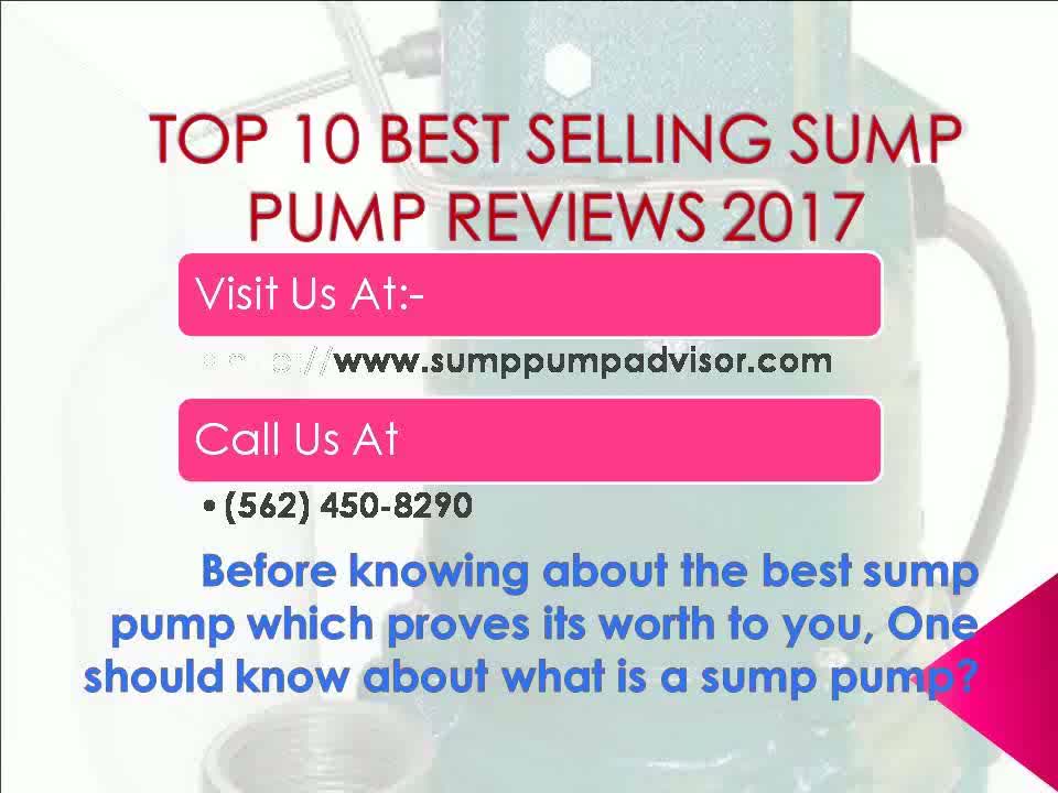 Top 10 Best Selling Sump Pump Reviews.mp4