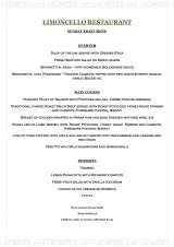 Menus & Prices, Limoncello Restaurant, Sidcup