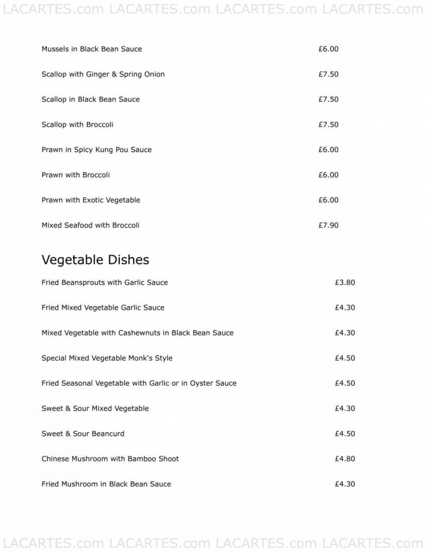  Pricelists of Matahari Restaurant 75 Springbank Road - Photo 13 of 13