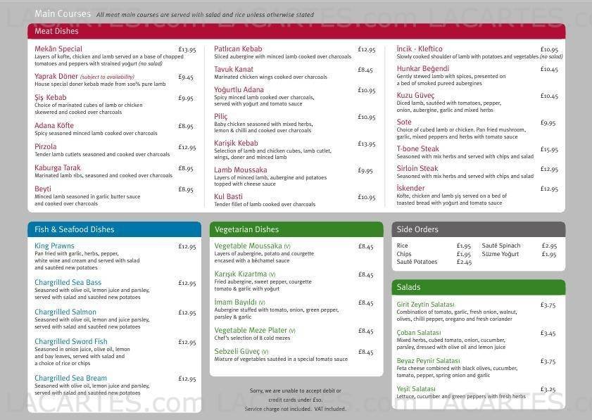  Pricelists of Mekan Cafe + Restaurant 11-13 Bromley Road - Photo 3 of 3