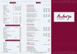 Menus & Prices, Auberge Bar & Restaurant, London