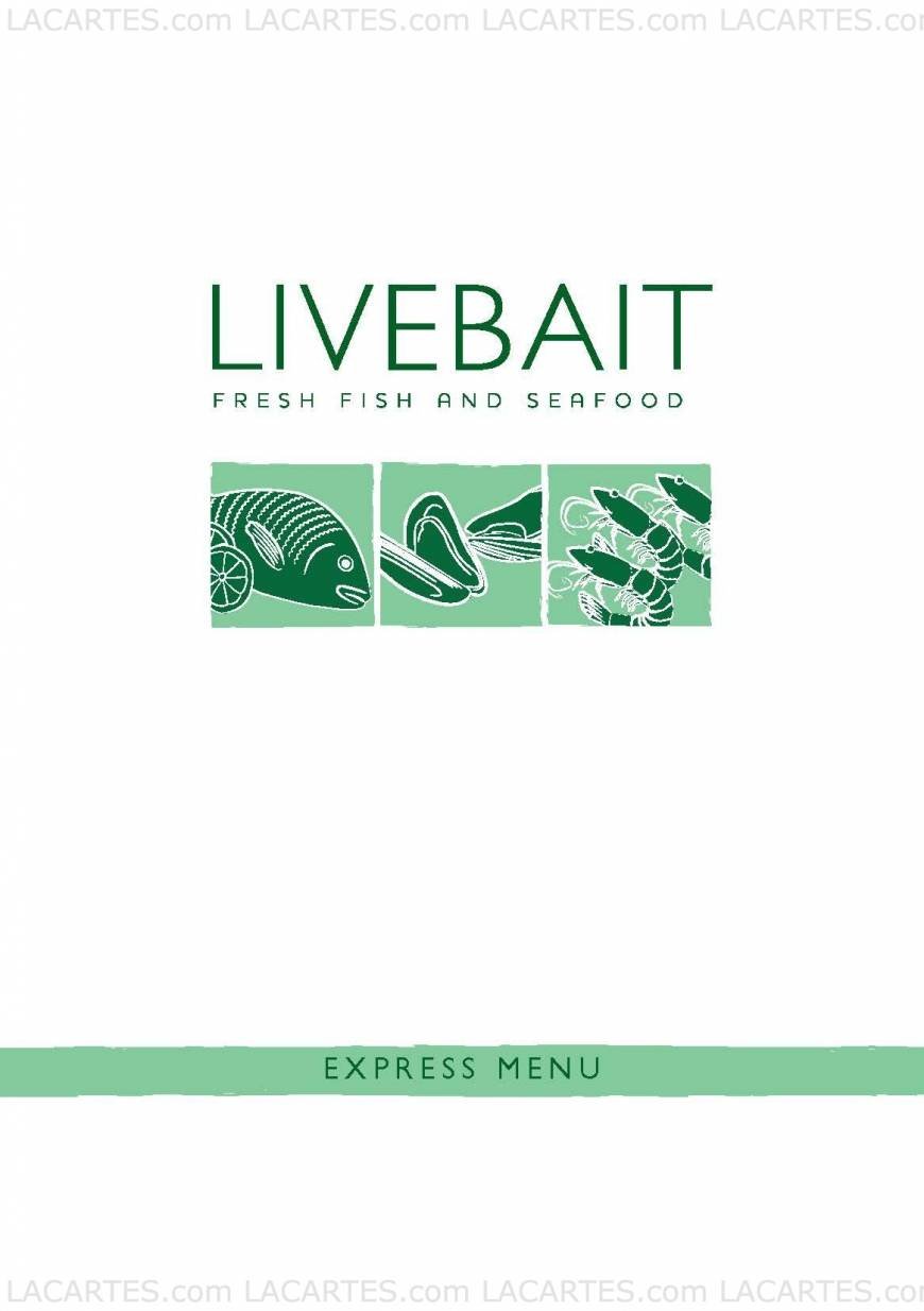  Pricelists of Livebait Restaurant 21 Wellington Street - Photo 12 of 12