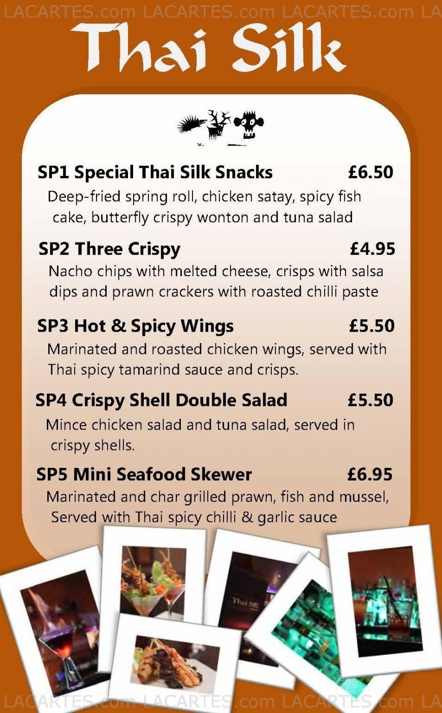  Pricelists of Thai Silk Bar @ O2 Unit No.13, The O2, Peninsula Square - Photo 5 of 5