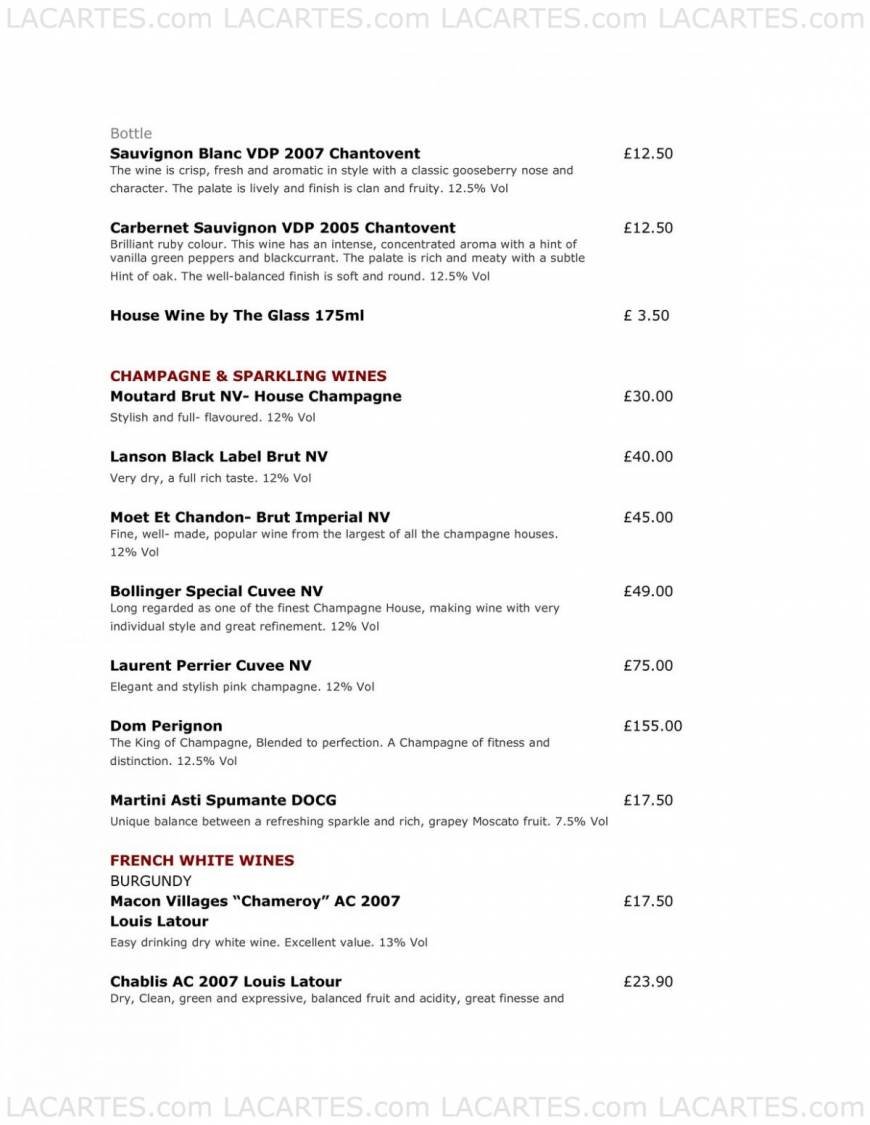  Pricelists of Peninsula Restaurant Holiday Inn Express, Bugsbys Way - Photo 12 of 22