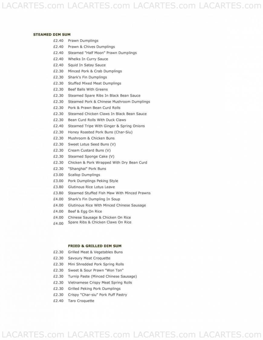  Pricelists of Peninsula Restaurant Holiday Inn Express, Bugsbys Way - Photo 4 of 22