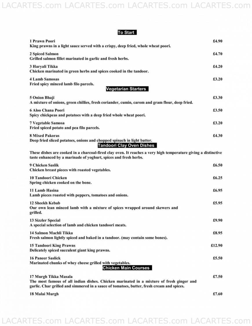  Pricelists of Mogul Home Dining Kitchen 192 Trafalgar Road - Photo 1 of 4