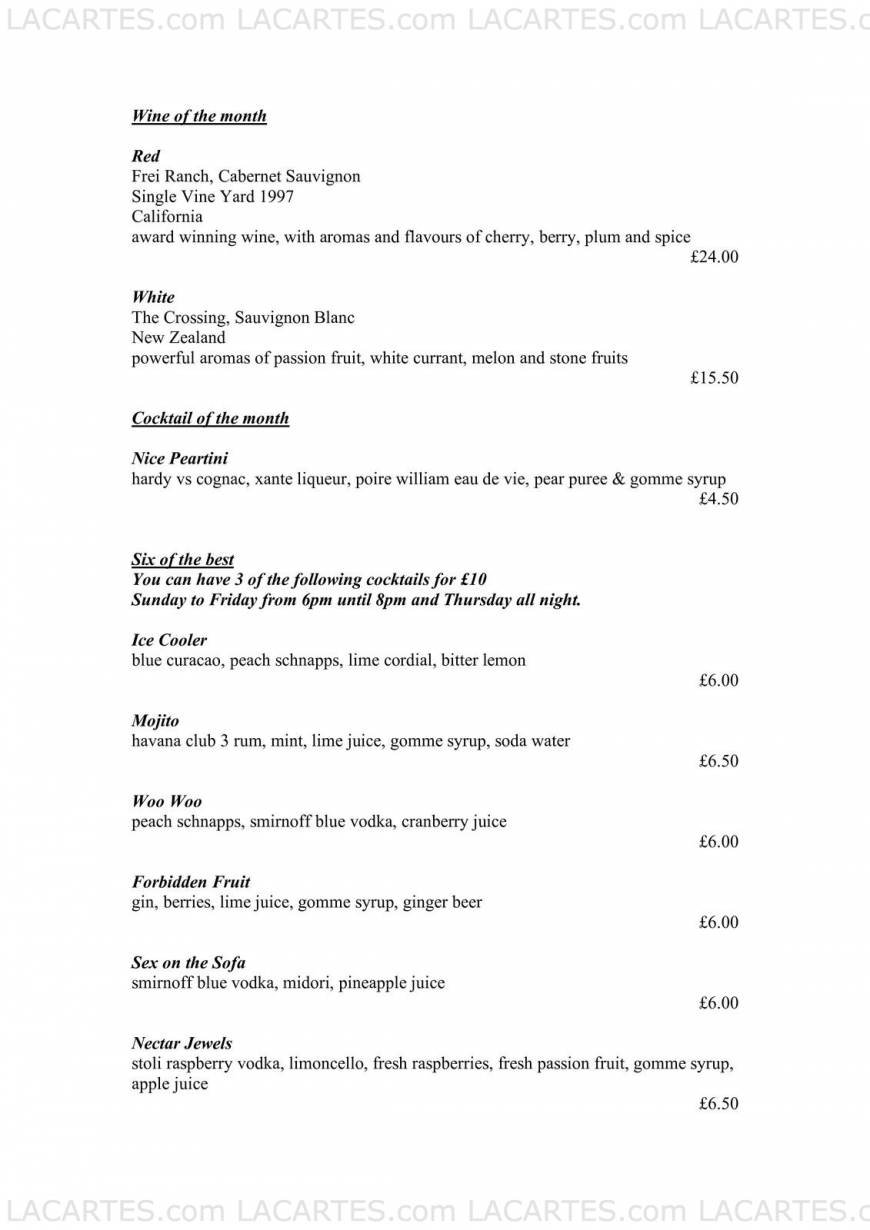  Pricelists of Inc Bar 7a College Approach - Photo 1 of 14
