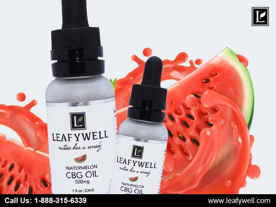 Introducing our new Full Spectrum CBG Oil Watermelon CBD Hemp Oil in Weston of LeafyWell 2645 Executive Park - Photo 13 of 14
