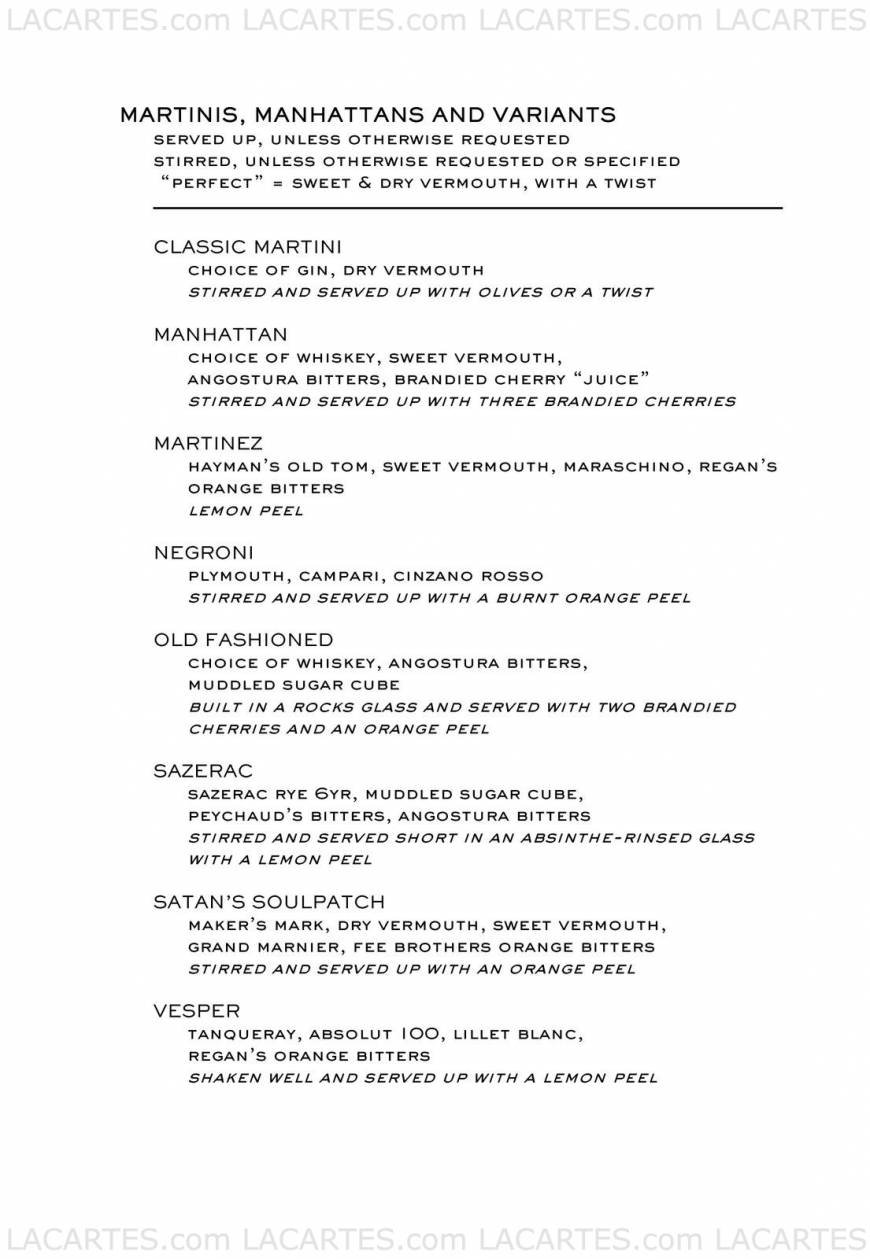  Pricelists of BOURBON STEAK - Scottsdale 7575 East Princess Drive - Photo 19 of 19