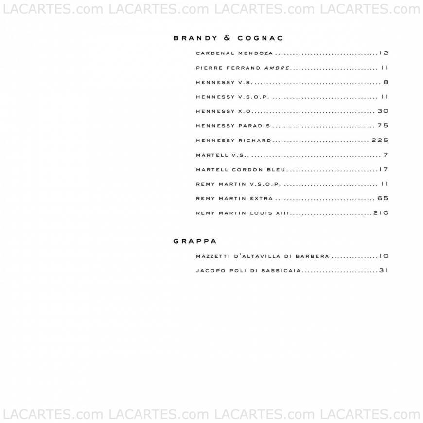  Pricelists of BOURBON STEAK - Detroit 1777 Third Street - Photo 3 of 11