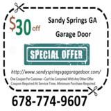 Sandy Springs GA Garage Door, Sandy Springs