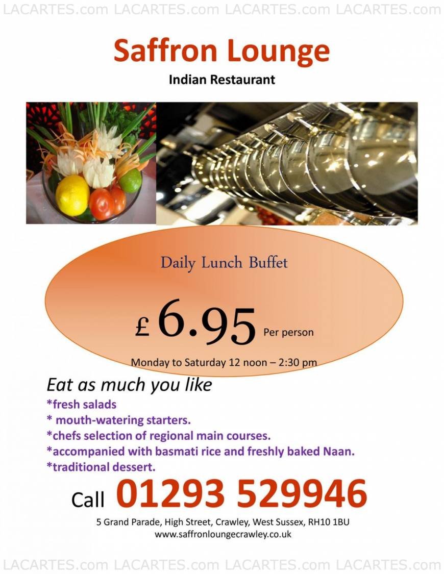  Pricelists of Saffron Lounge - Crawley 5 Grand Parade - Photo 14 of 25