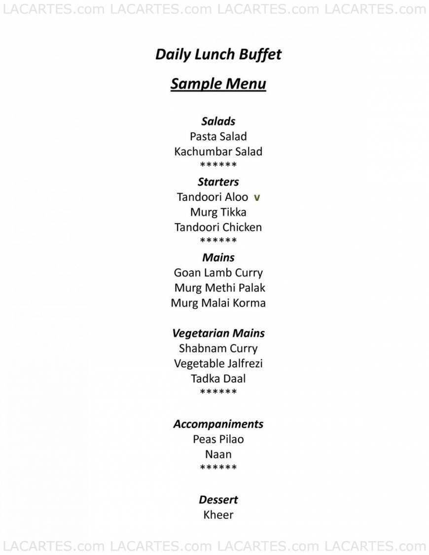  Pricelists of Saffron Lounge - Crawley 5 Grand Parade - Photo 25 of 25