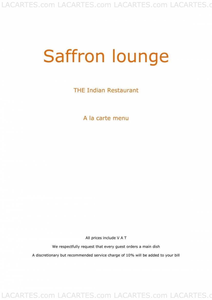  Pricelists of Saffron Lounge - Crawley 5 Grand Parade - Photo 24 of 25