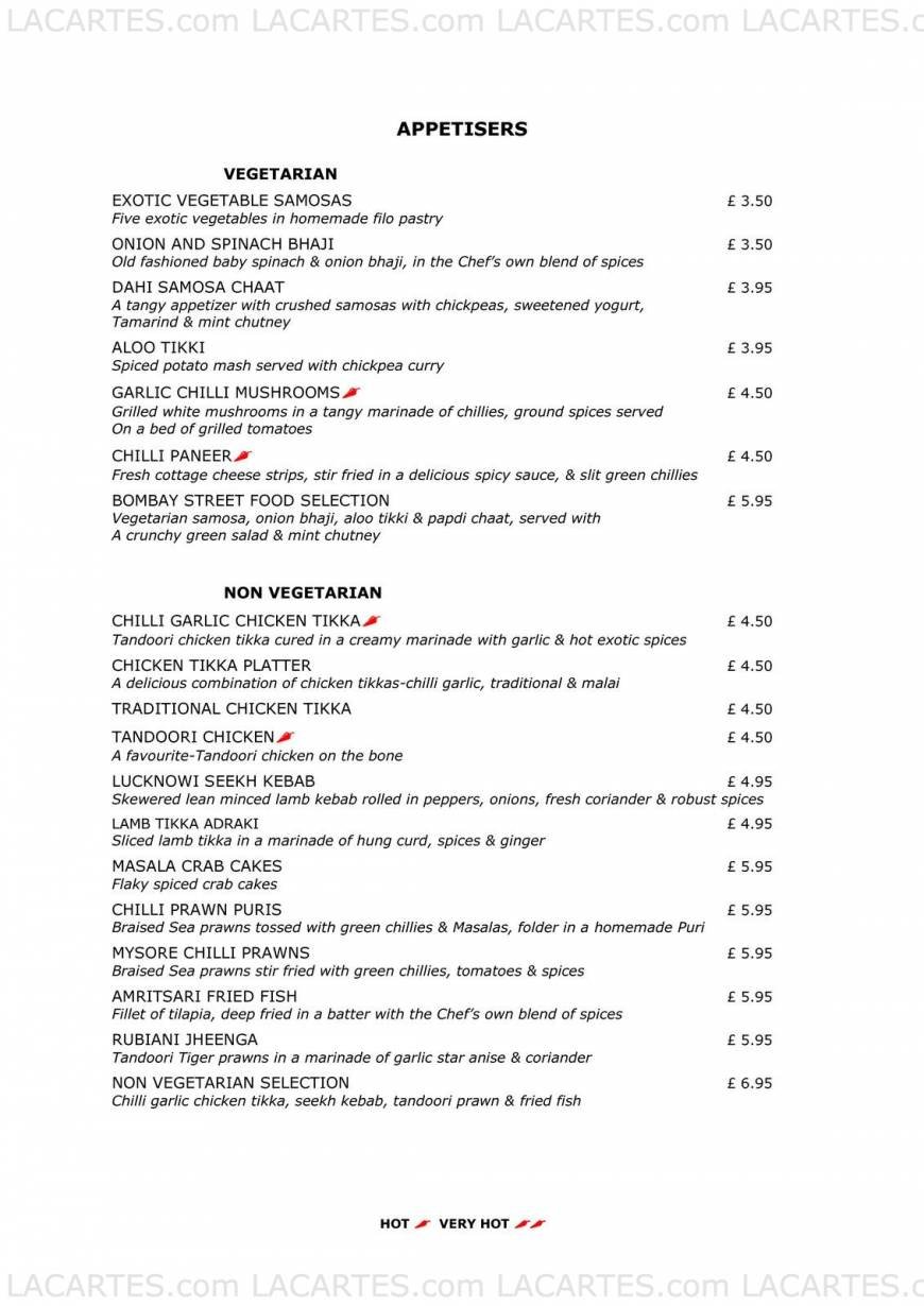  Pricelists of Saffron Lounge - Crawley 5 Grand Parade - Photo 23 of 25