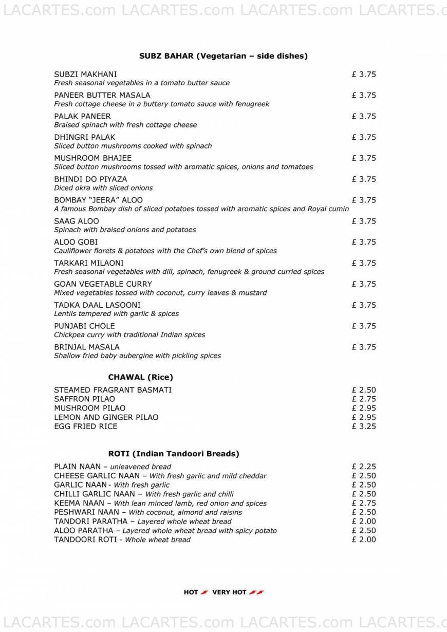  Pricelists of Saffron Lounge - Crawley 5 Grand Parade - Photo 19 of 25