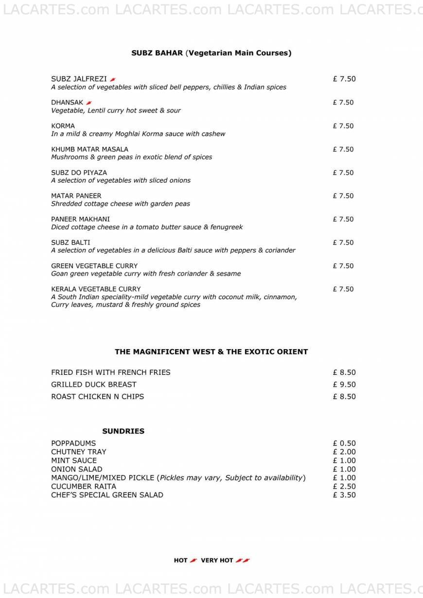  Pricelists of Saffron Lounge - Crawley 5 Grand Parade - Photo 18 of 25