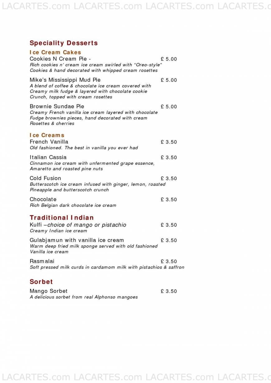  Pricelists of Saffron Lounge - Crawley 5 Grand Parade - Photo 9 of 25