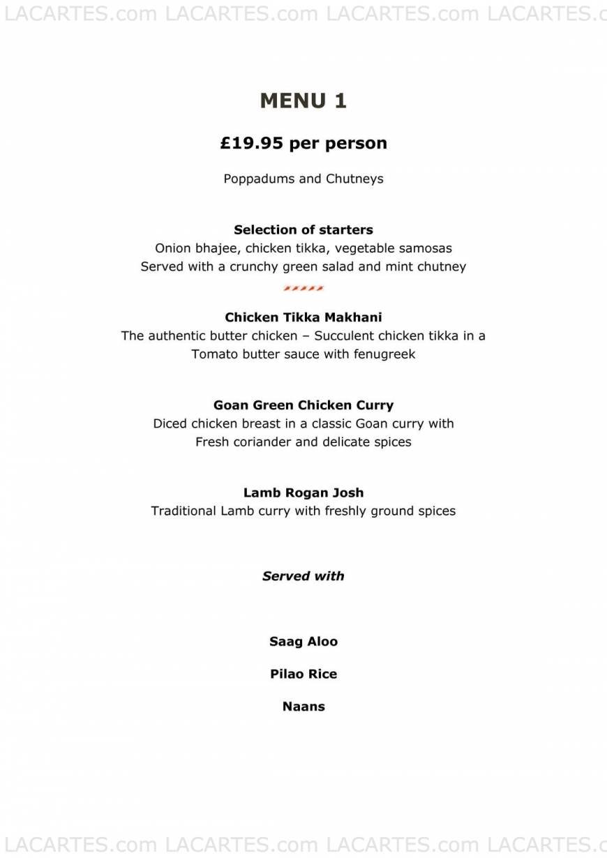  Pricelists of Saffron Lounge - Crawley 5 Grand Parade - Photo 6 of 25