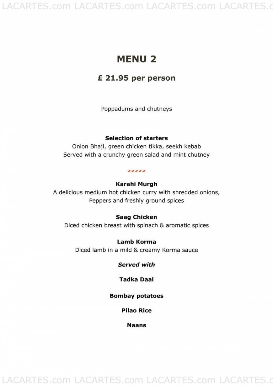  Pricelists of Saffron Lounge - Crawley 5 Grand Parade - Photo 5 of 25