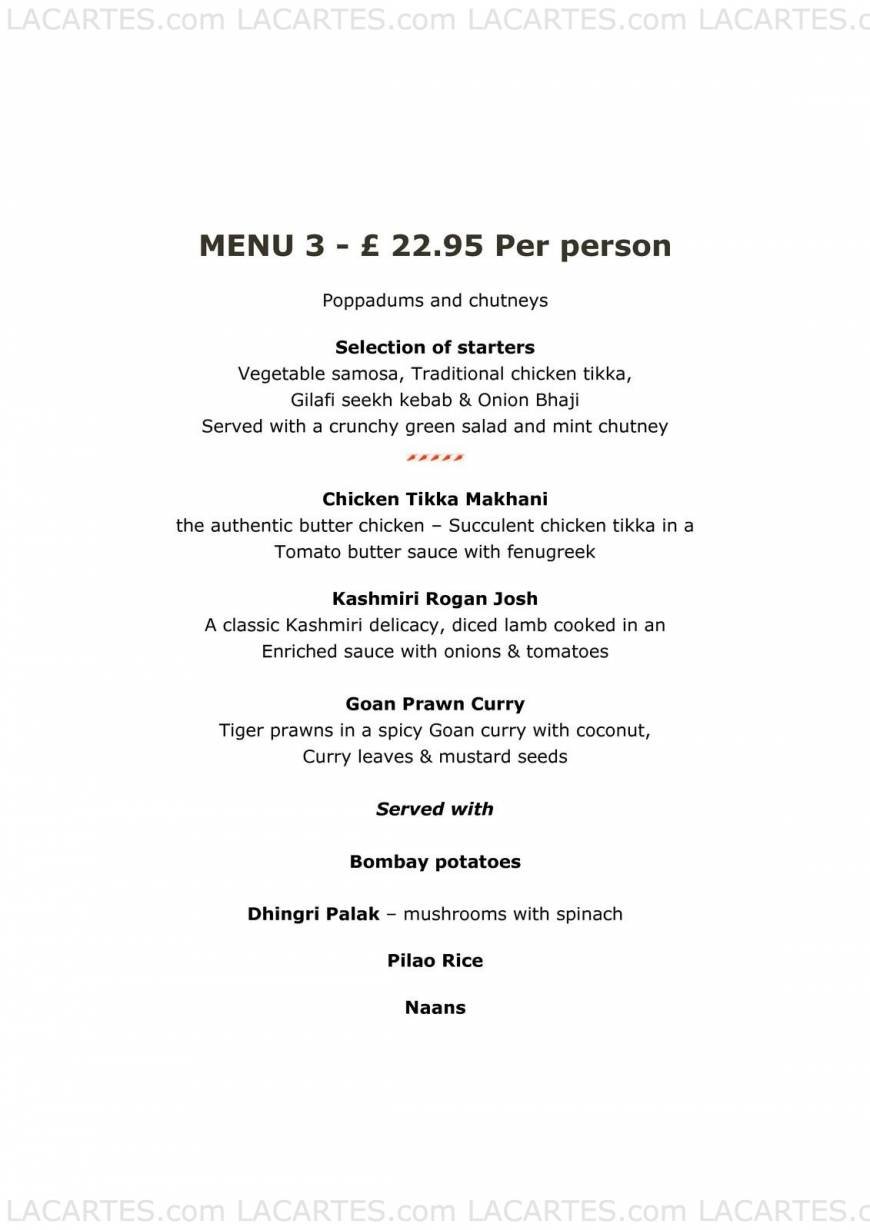  Pricelists of Saffron Lounge - Crawley 5 Grand Parade - Photo 4 of 25