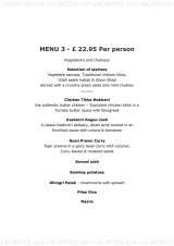 Menus & Prices, Saffron Lounge - Crawley, Crawley