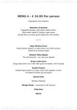 Menus & Prices, Saffron Lounge - Crawley, Crawley