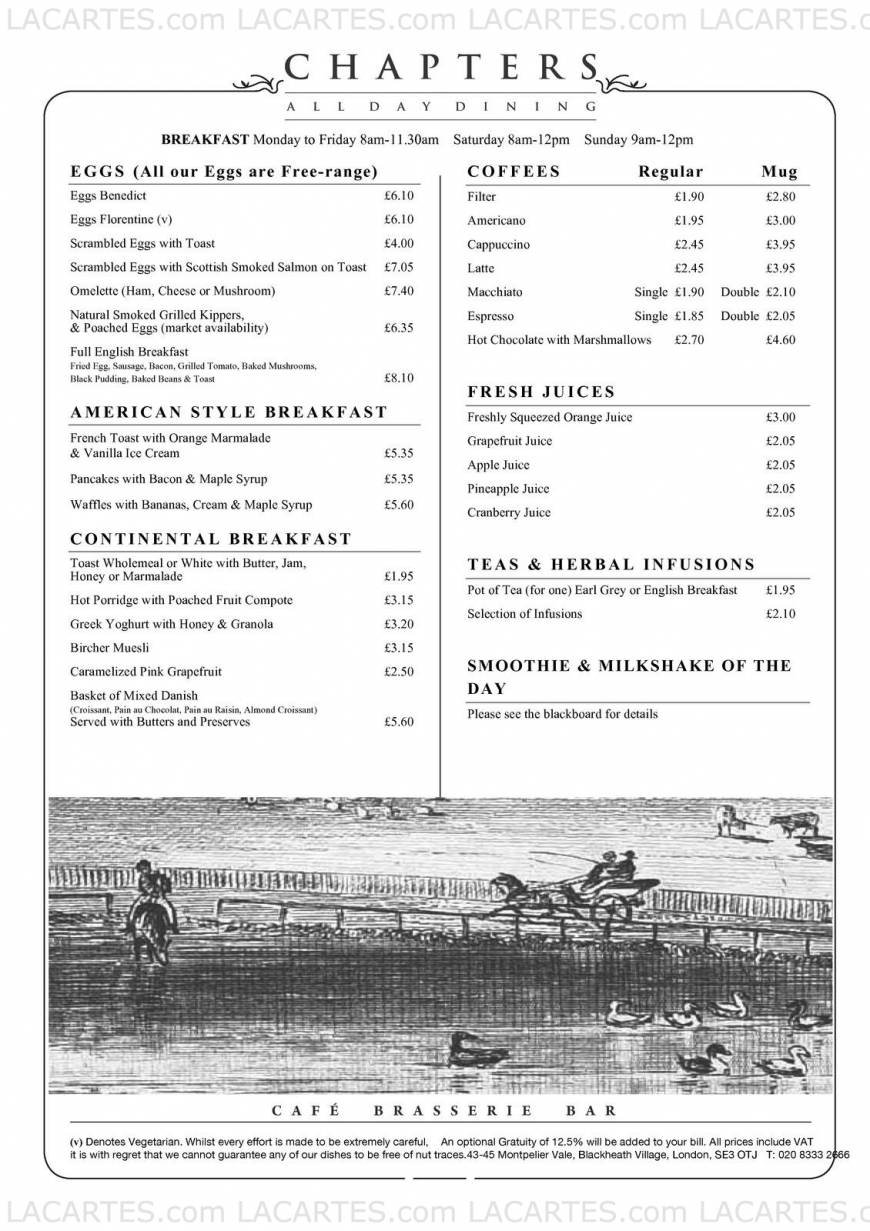  Pricelists of Chapters All Day Dining 43-45 Montpelier Vale - Photo 11 of 14