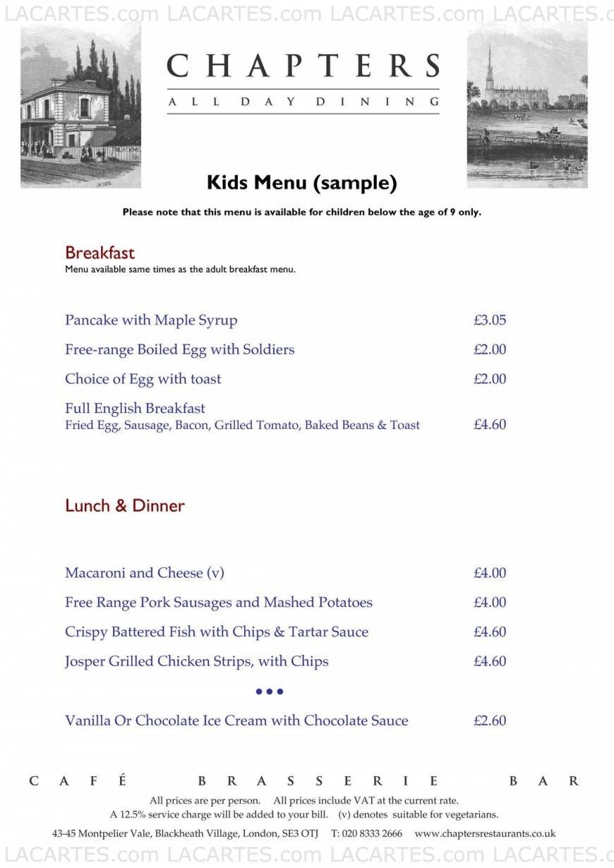  Pricelists of Chapters All Day Dining 43-45 Montpelier Vale - Photo 7 of 14