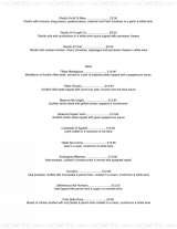 Menus & Prices, La Bella Rosa, Mottingham