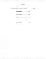 Menus & Prices, La Bella Rosa, Mottingham