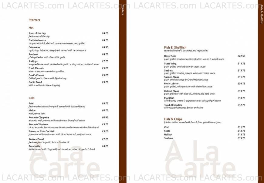  Pricelists of Le Dolomoti Restaurant 747-753 Sidcup Road, (Fiveways on the A20) - Photo 3 of 4