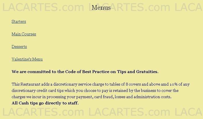  Pricelists of Nico's Restaurant 396 Footscray Road, - Photo 1 of 1