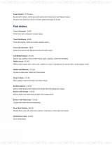 Menus & Prices, Villa Moura, Blackheath