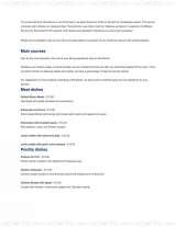 Menus & Prices, Villa Moura, Blackheath