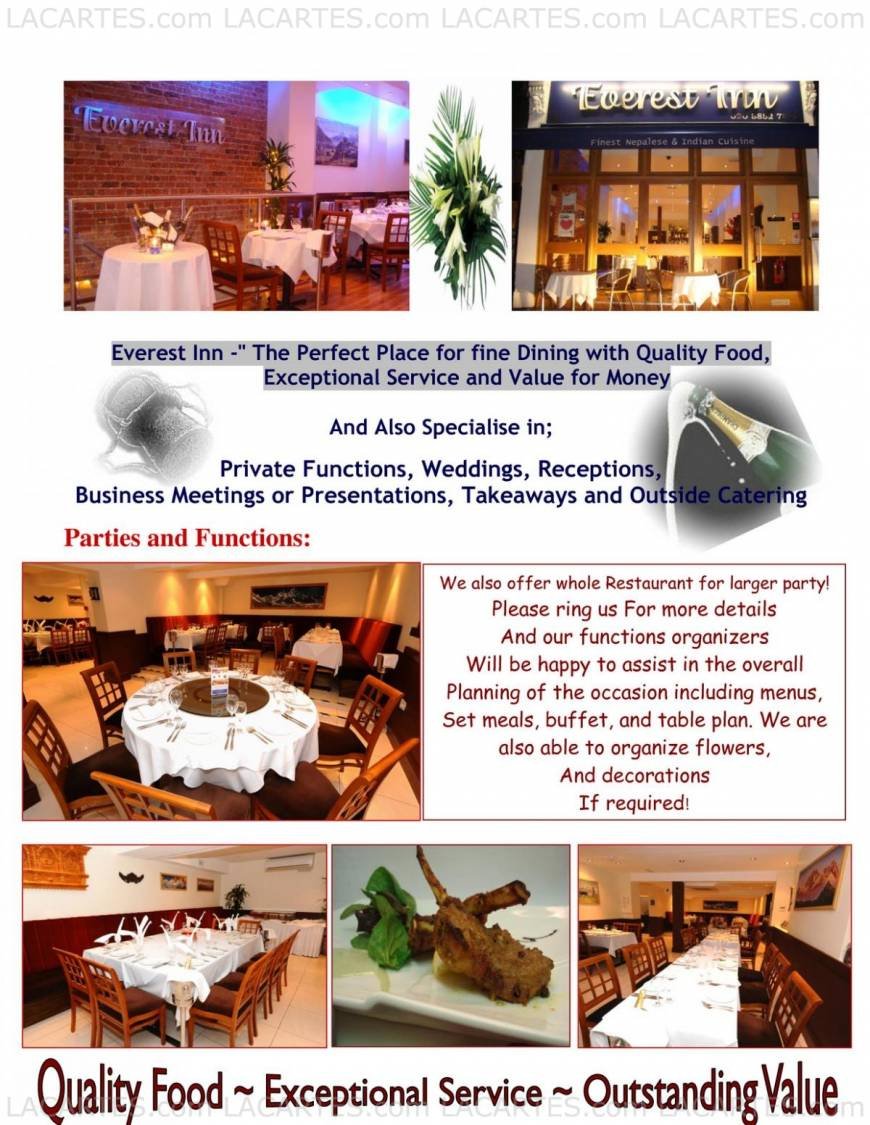  Pricelists of Everest Inn - Blackheath 41 Montpelier Vale - Photo 7 of 7