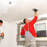 Construction workers painting walls, Master Ceiling Repairs North Melbourne, Lalor