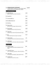 Menus & Prices, Saffron Club, Blackheath