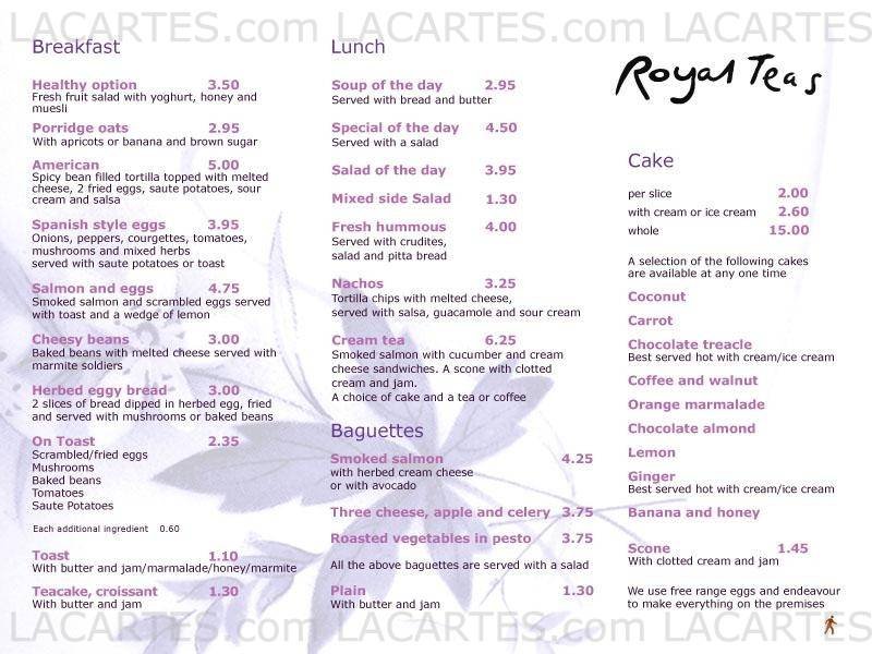  Pricelists of Royal Teas 76 Royal Hill - Photo 1 of 4