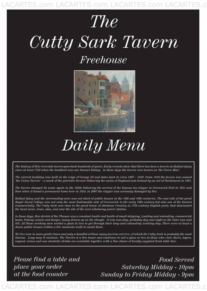  Pricelists of The Cutty Sark Tavern 4-6 Ballast Quay - Photo 3 of 4