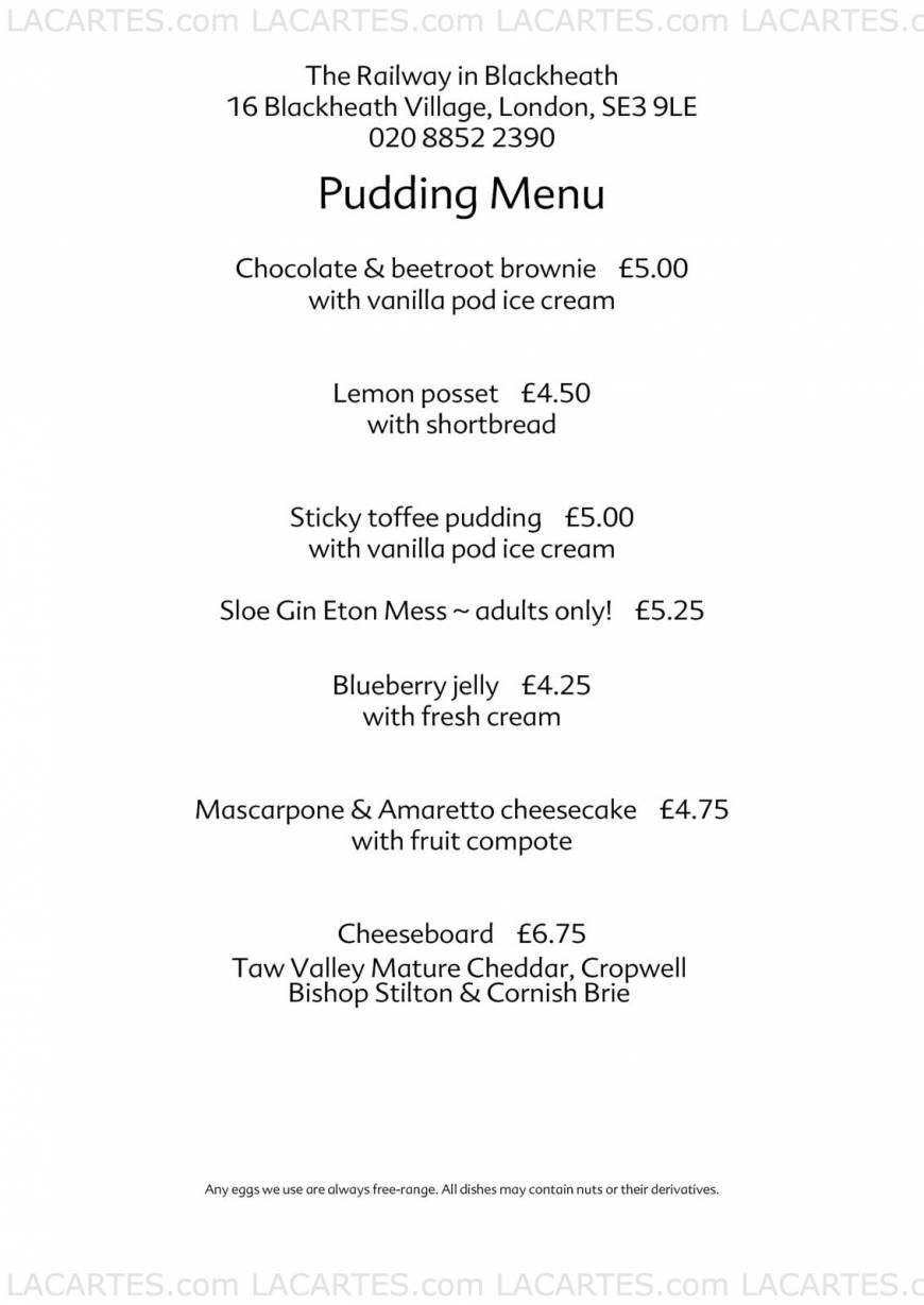  Pricelists of The Railway 16 Blackheath Village - Photo 2 of 6