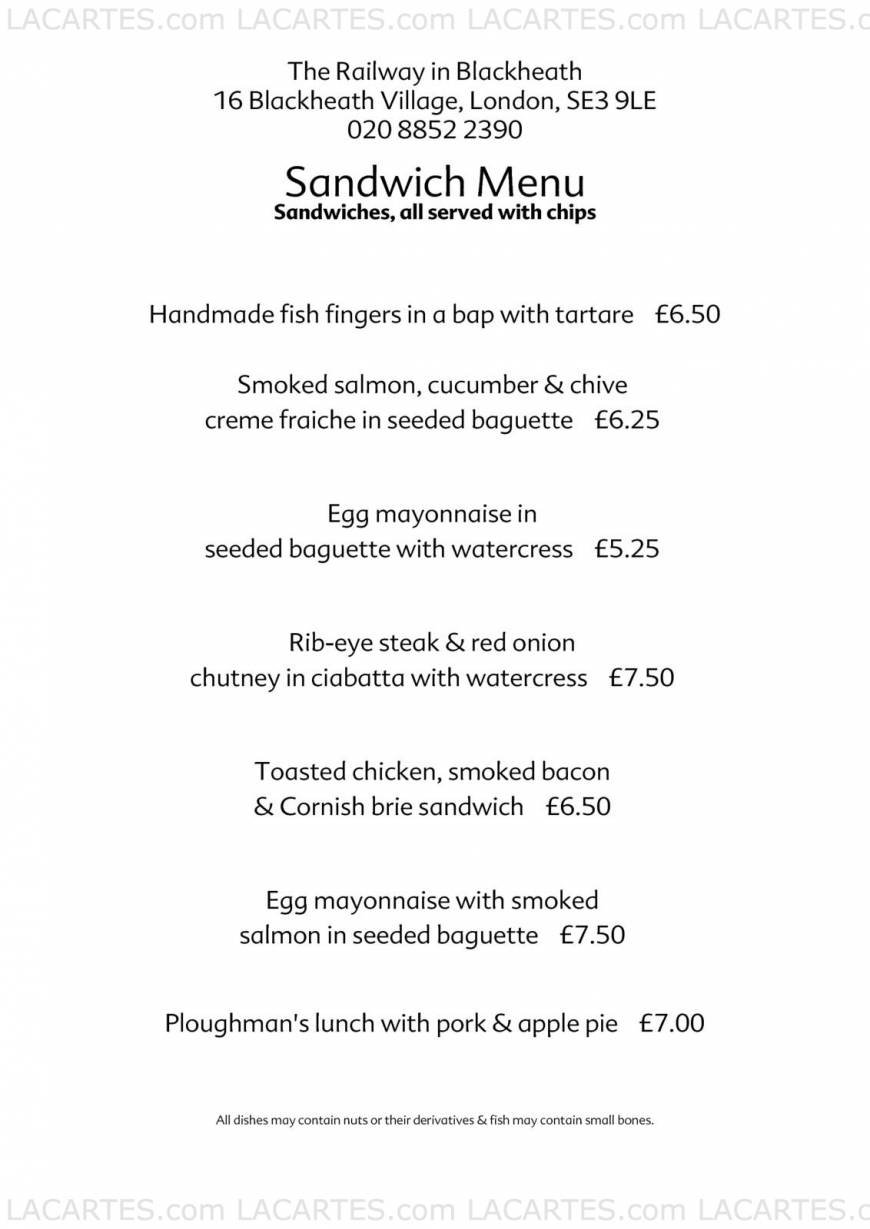  Pricelists of The Railway 16 Blackheath Village - Photo 3 of 6