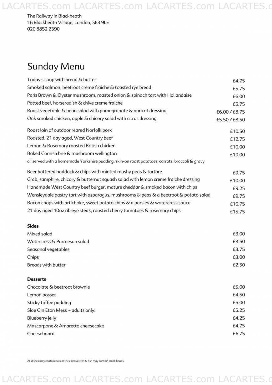  Pricelists of The Railway 16 Blackheath Village - Photo 5 of 6
