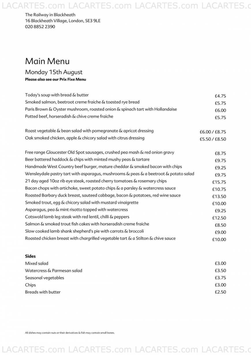 Pricelists of The Railway 16 Blackheath Village - Photo 6 of 6