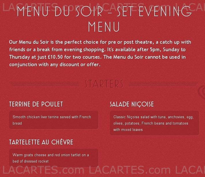  Pricelists of Cafe Rouge - Bishops Stortford 14-16 North Street - Photo 23 of 24
