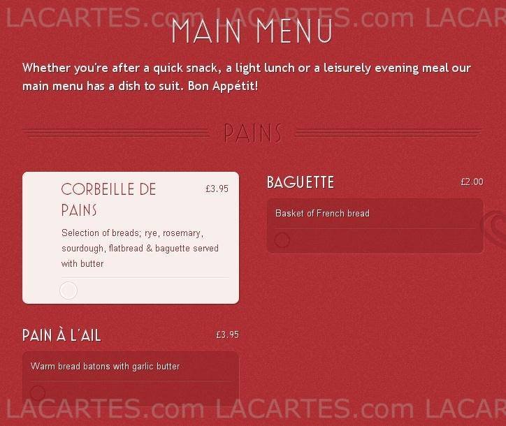  Pricelists of Cafe Rouge - Bishops Stortford 14-16 North Street - Photo 21 of 24