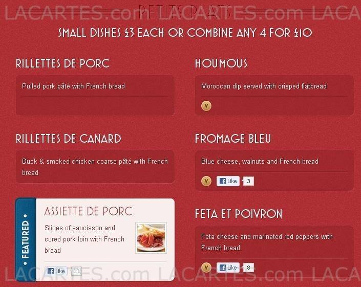  Pricelists of Cafe Rouge - Bishops Stortford 14-16 North Street - Photo 20 of 24