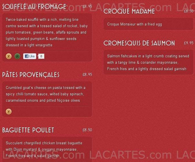  Pricelists of Cafe Rouge - Bishops Stortford 14-16 North Street - Photo 14 of 24