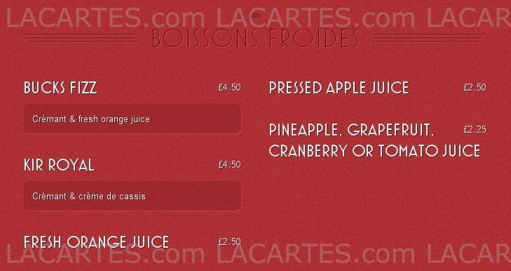  Pricelists of Cafe Rouge - Bishops Stortford 14-16 North Street - Photo 8 of 24